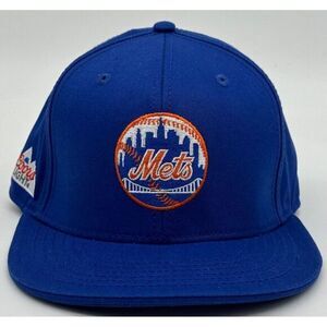 New York Mets Hats Men OSFA‎ Blue Major League Snap Back Genuine Merchandise NEW
